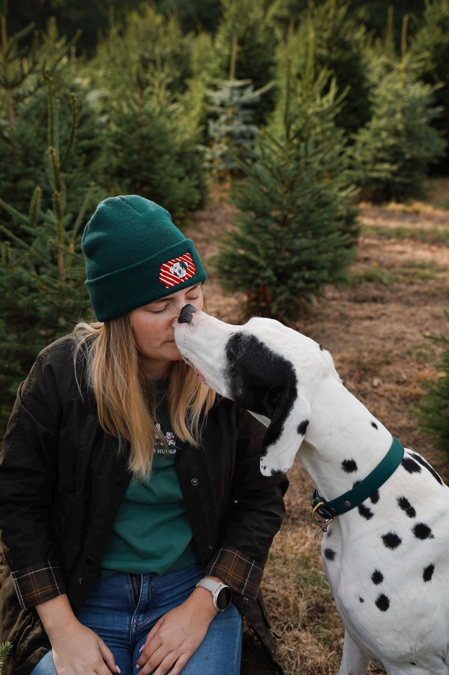 'Wrapping Paper' Pet Portrait `Beanie