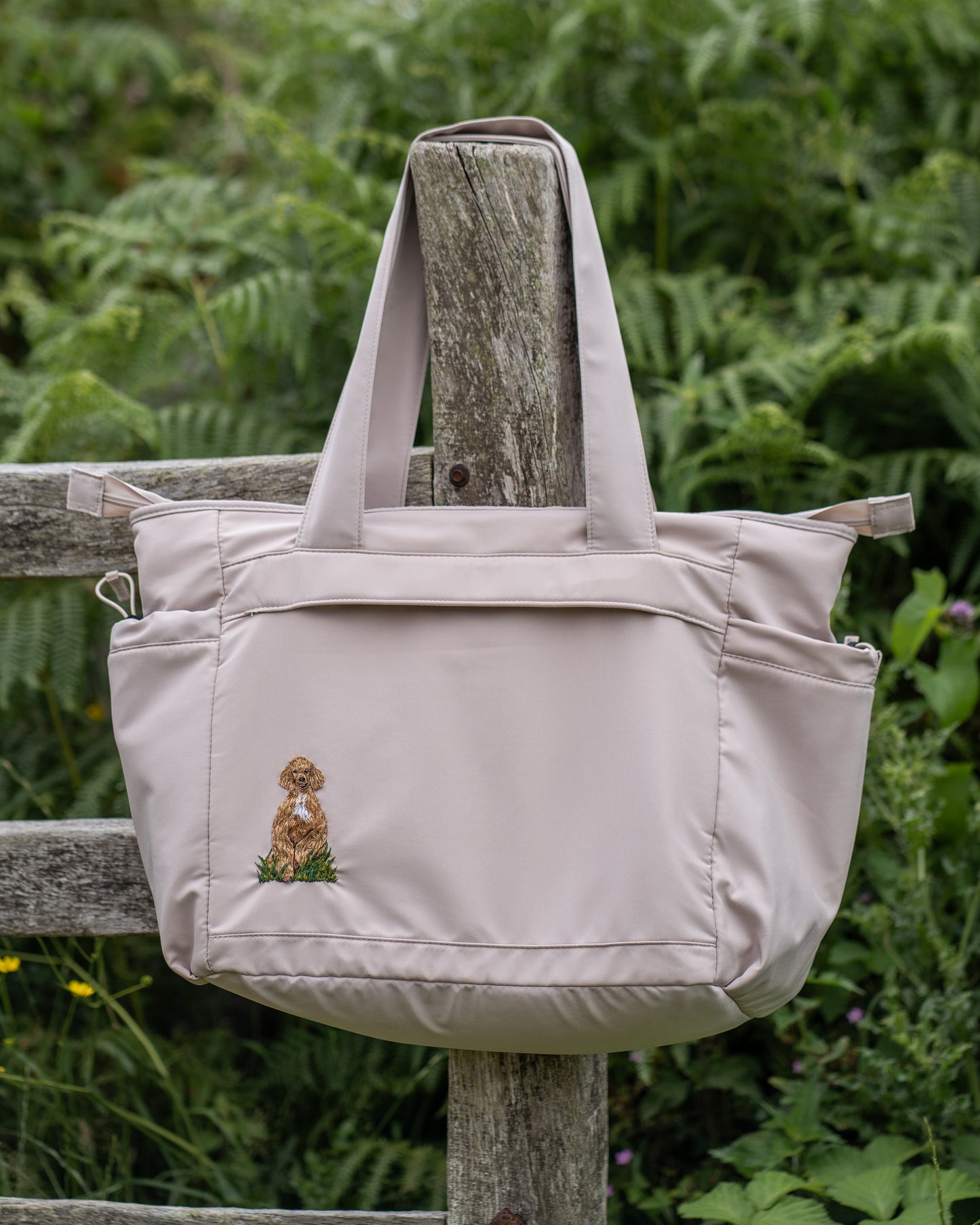 Oversized Tote Pet Portrait Bag