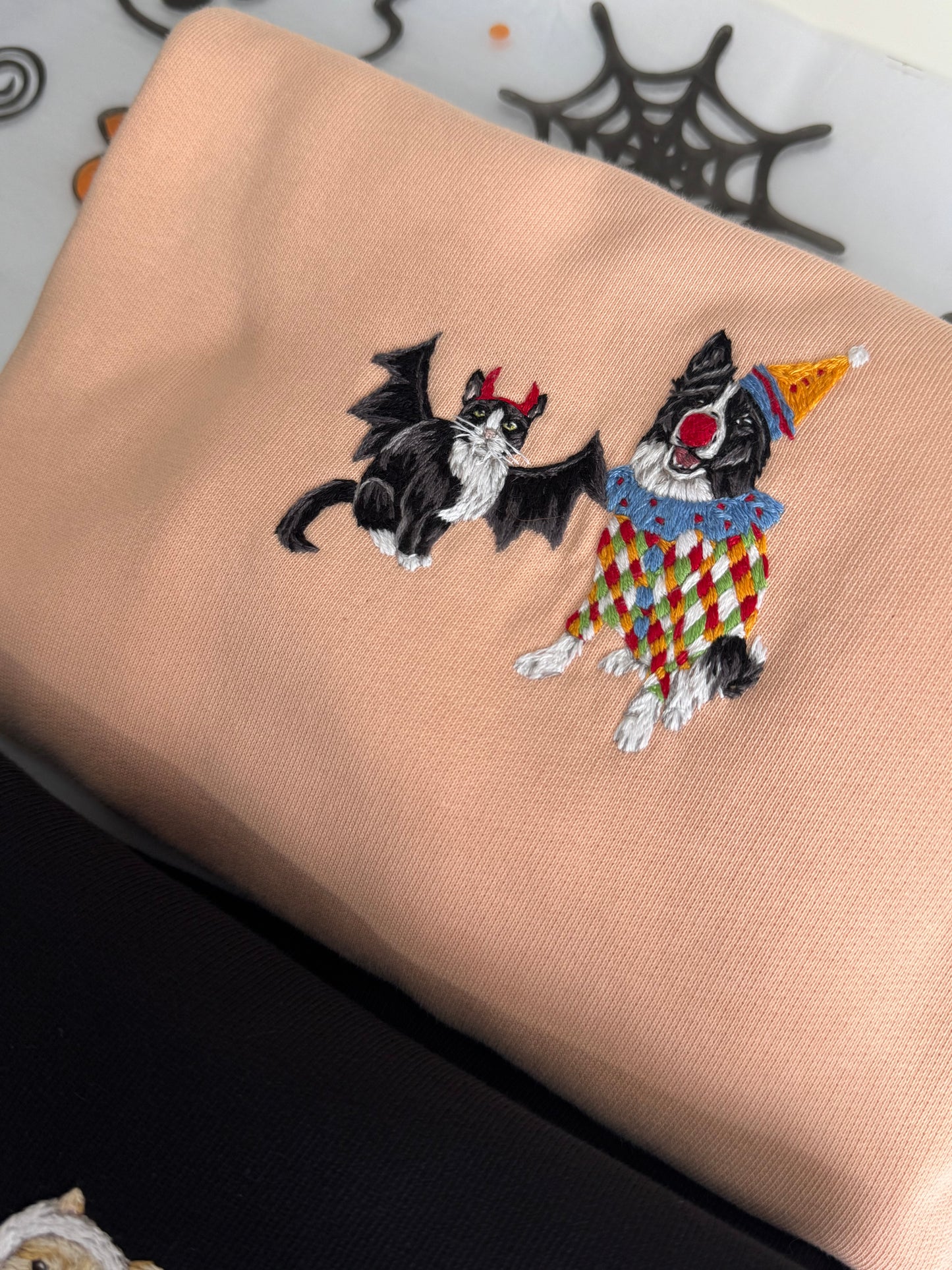 Kids Halloween Pet Portrait Jumper