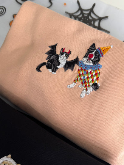 Kids Halloween Pet Portrait Jumper
