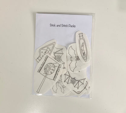 Spooky Stick and Stitch Pack: Halloween Embroidery Designs