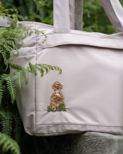 Oversized Tote Pet Portrait Bag