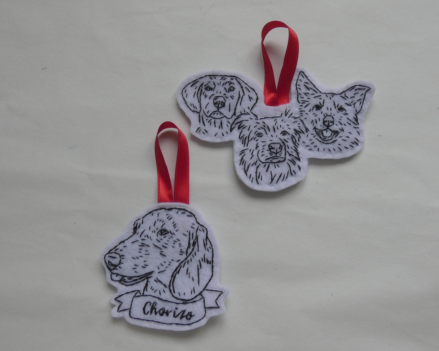 Outline Pet Portrait Bauble