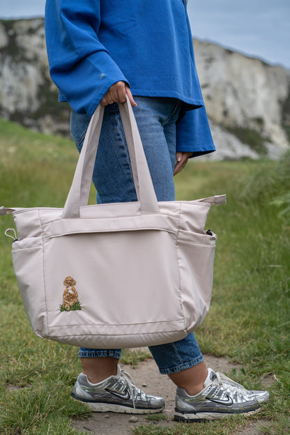 Oversized Tote Pet Portrait Bag