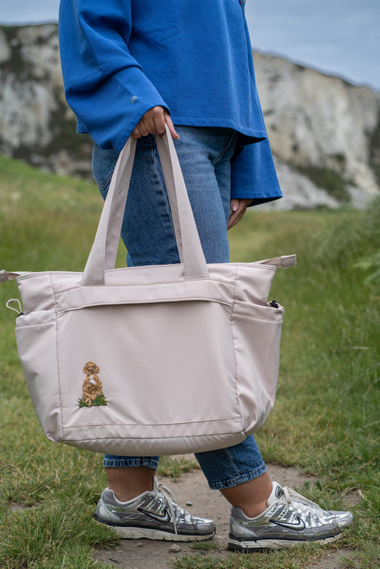 Oversized Tote Pet Portrait Bag