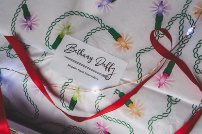 'Christmas Lights' Pet Portrait Sweatshirt