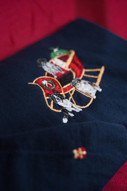 'Sleigh Ride' Pet Portrait Christmas Jumper