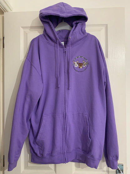 Pet Portrait Zip Up Hoodie
