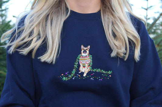 'Christmas Chaos' Pet Portrait Jumper