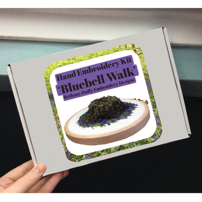 Bluebell Walk Hand Embroidery Stumpwork Kit
