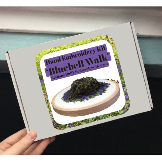 Bluebell Walk Hand Embroidery Stumpwork Kit