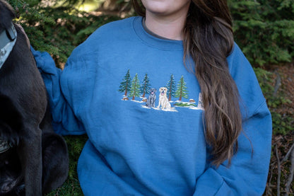 Christmas Tree Farm' Pet Portrait Sweater