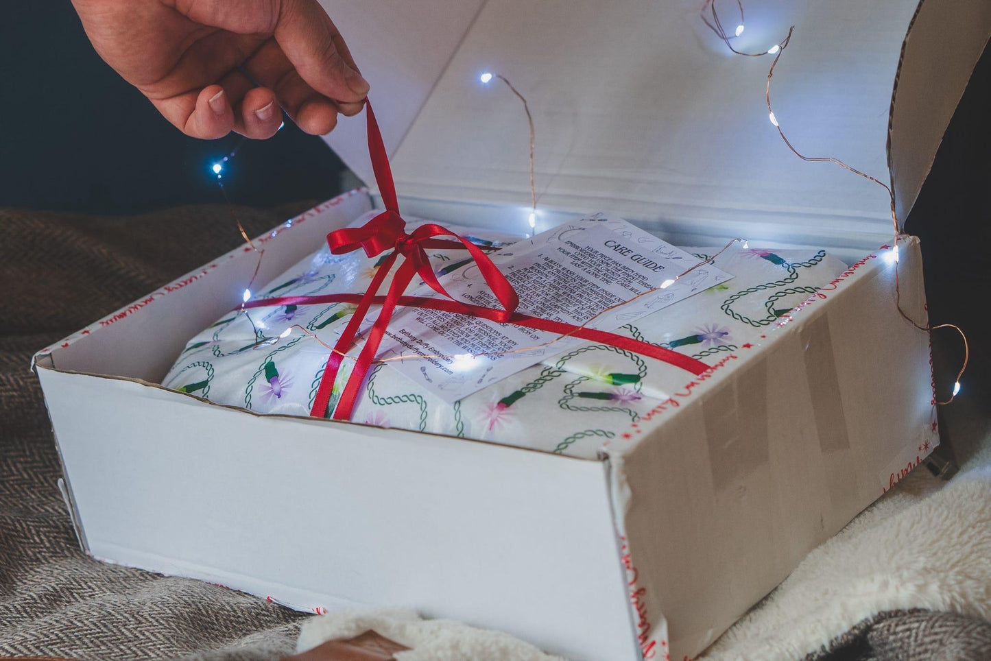 'Christmas Lights' Pet Portrait Sweatshirt