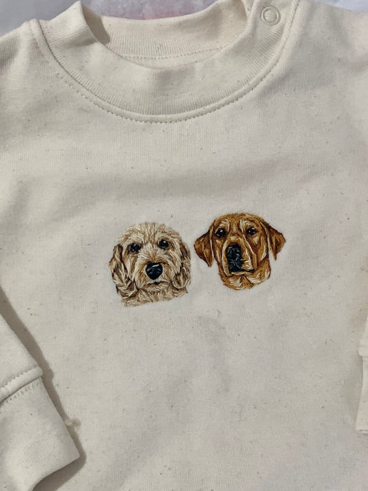 Baby Pet Portrait Jumper