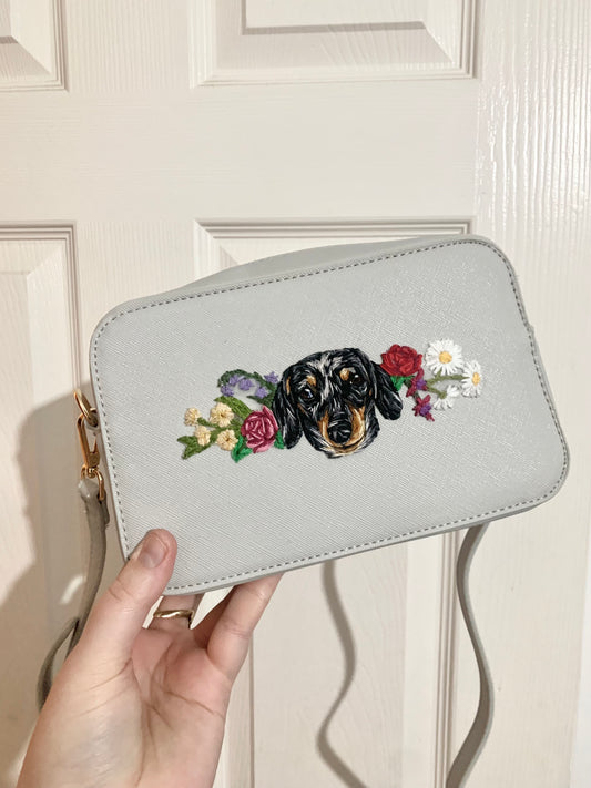 Pet Portrait Box Bag