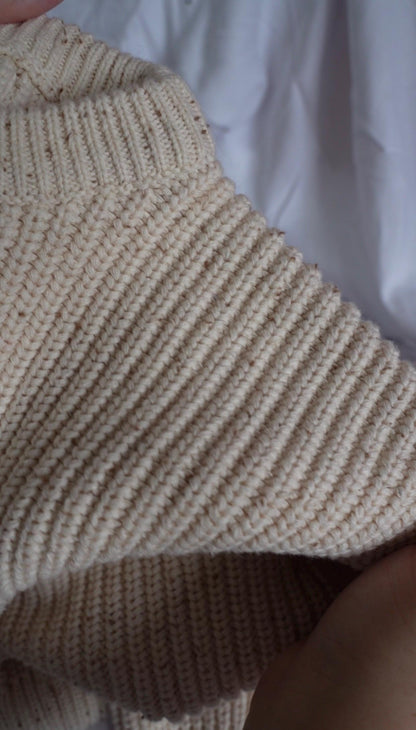 Hand Embroidered Pet Portrait Chunky Knit Jumper