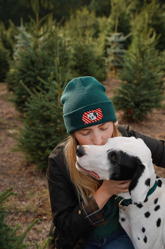 'Wrapping Paper' Pet Portrait `Beanie