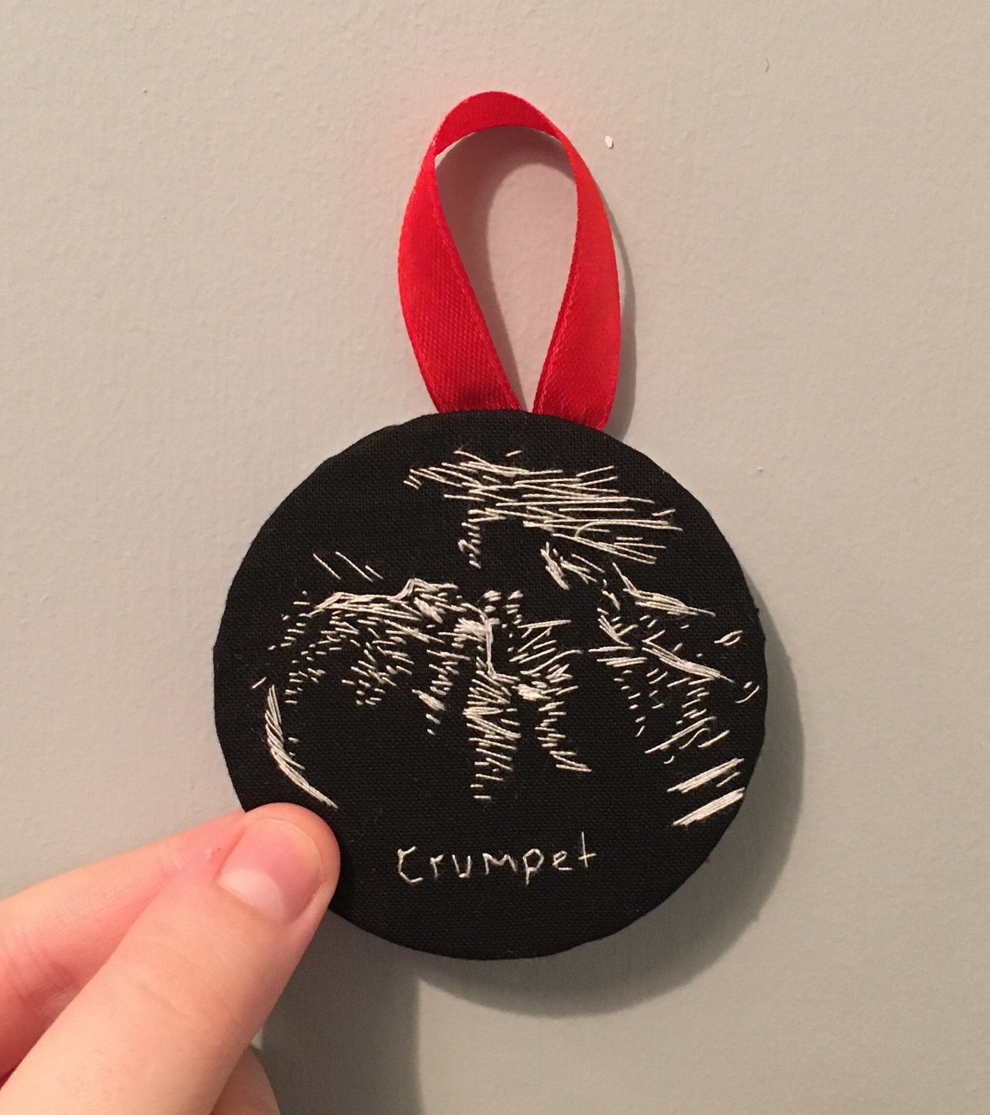 Hand Embroidered Ultrasound Bauble