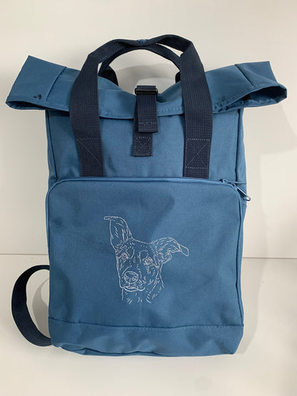 Outline Pet Portrait Backpack