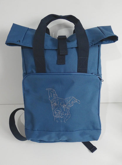 Outline Pet Portrait Backpack