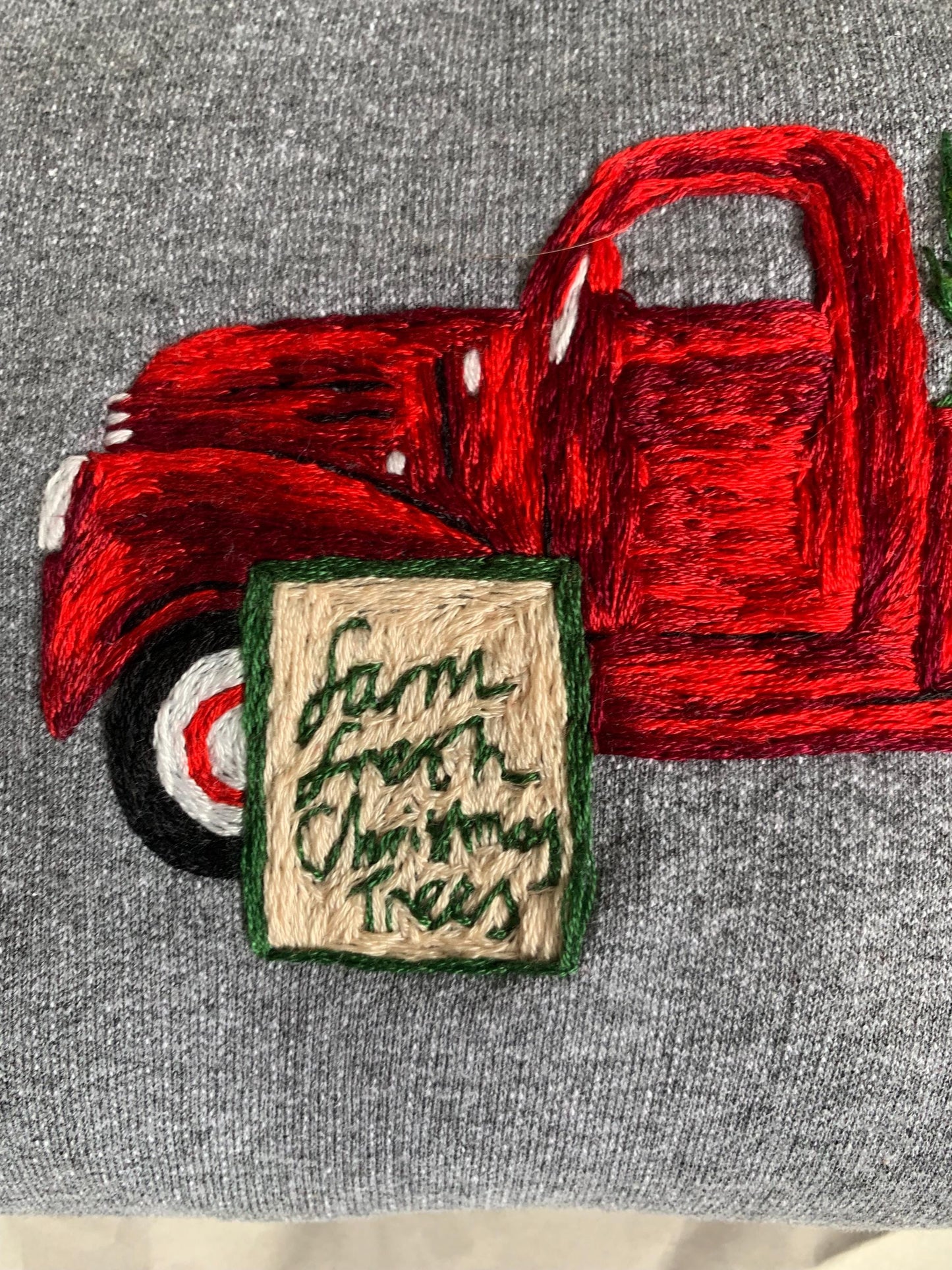 'Christmas Truck' Pet Portrait Sweater