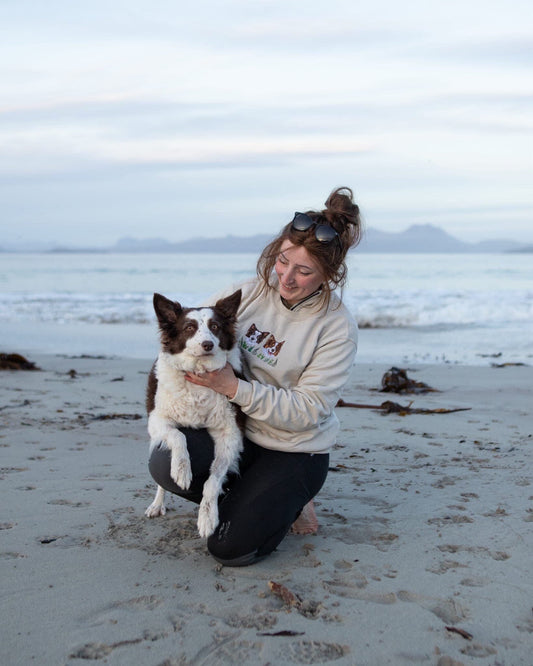 Hand Embroidered Pet Portrait Sweatshirt