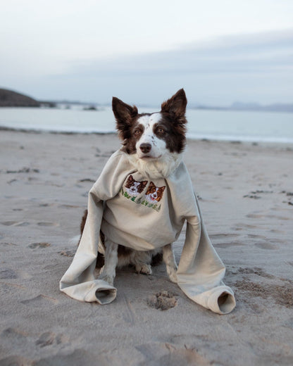 Hand Embroidered Pet Portrait Sweatshirt